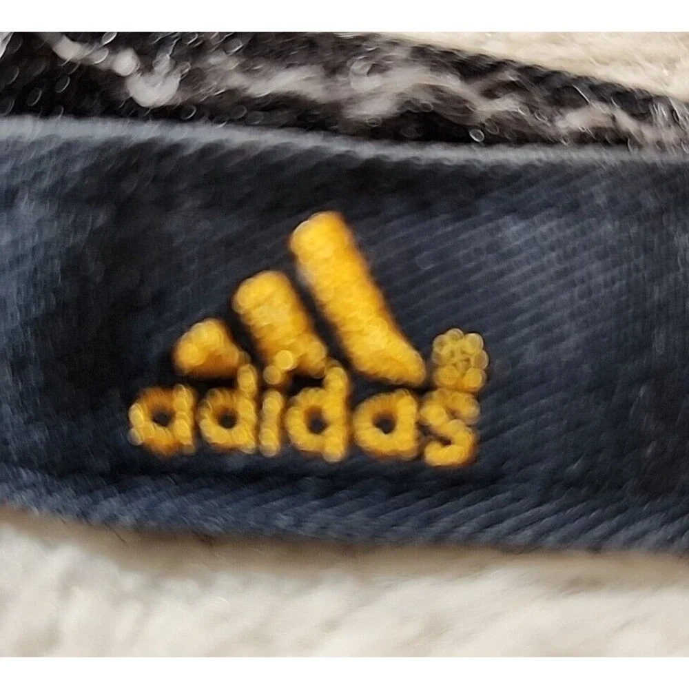 VINTAGE Adidas UCLA‎ University California Los Angeles Visor Hat Script Navy
